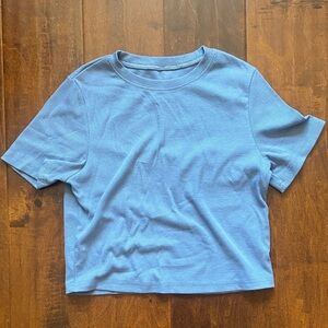 Blue Grey Short Sleeve T-Shirt